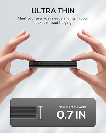Mens Wallet Card Holder - Smart Wallet